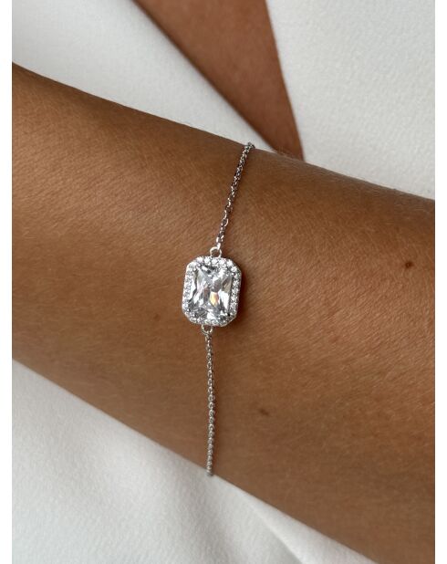 Bracciale in argento 925 rodiato