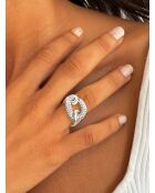 Verzilverde ring van 925 zilver