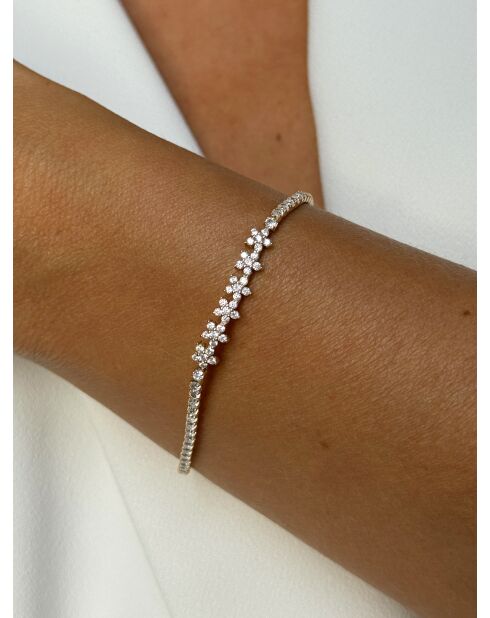 18k geelvergulde 925 zilveren armband