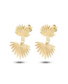 Boucles d'oreilles en argent 925 plaqué or jaune 18 carats