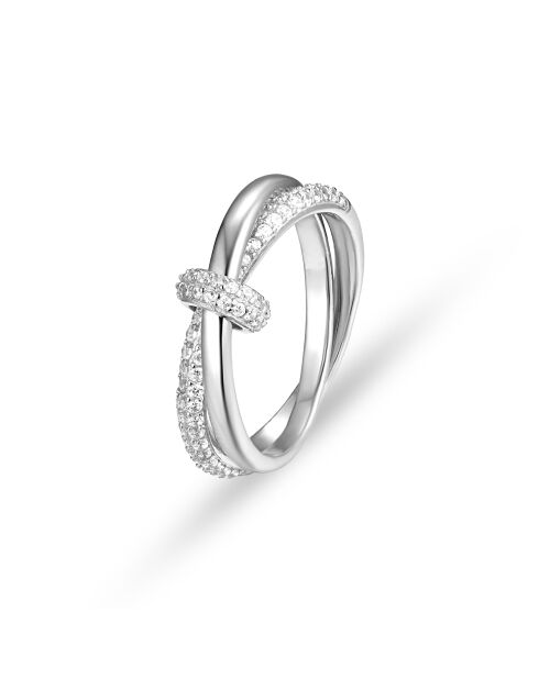 Verzilverde ring van 925 zilver