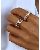 Verzilverde ring van 925 zilver
