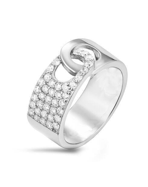Verzilverde ring van 925 zilver