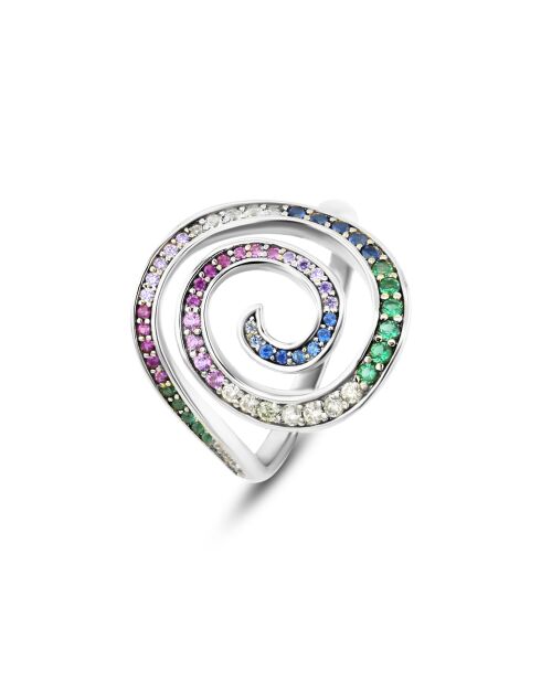 Ring aus rhodiniertem 925er Silber