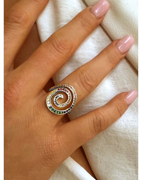 Ring aus rhodiniertem 925er Silber