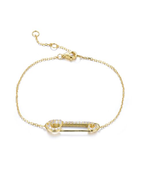 Geelvergulde armband van 925 zilver