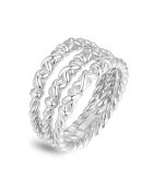 Verzilverde ring van 925 zilver