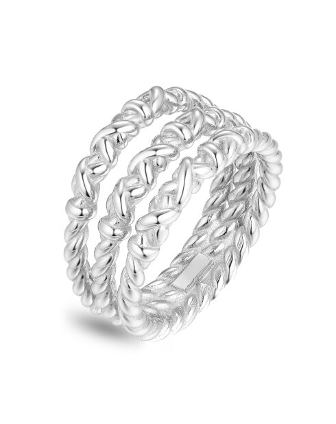 Verzilverde ring van 925 zilver