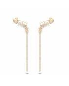 Boucles d'oreilles en argent 925 plaqué or jaune 18 carats