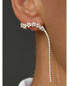 Boucles d'oreilles en argent 925 plaqué or jaune 18 carats