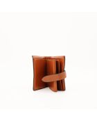 Petit ortefeuille Triomphe Macadam marron - Bon état général - 8.5x10.5cm