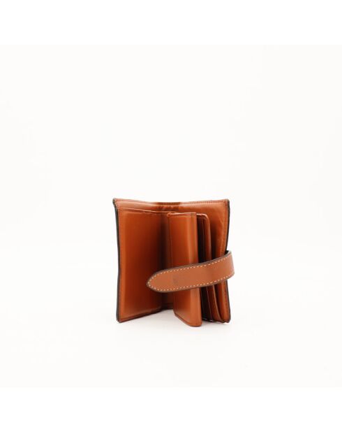 Kleine braune Macadam Triomphe Geldbörse - Guter Zustand - 8,5x10,5 cm