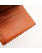 Petit ortefeuille Triomphe Macadam marron - Bon état général - 8.5x10.5cm