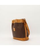Sac Seau Macadam marron - Bon état général - 25x29x12cm