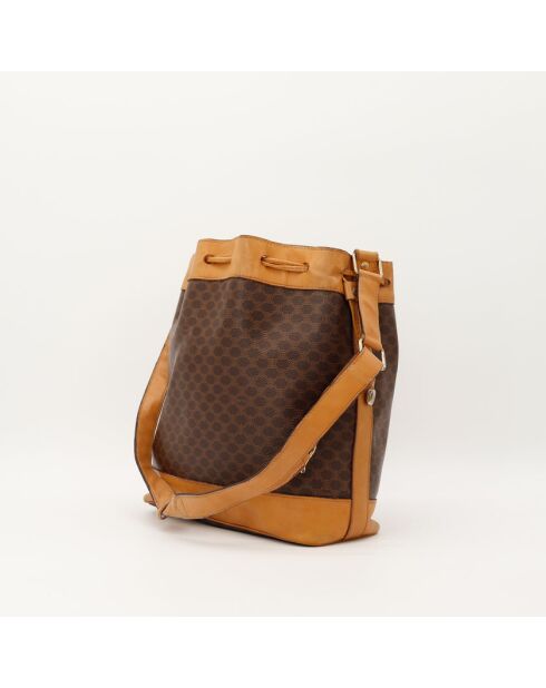 Sac Seau Macadam marron - Bon état général - 25x29x12cm