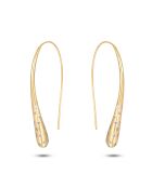 Boucles d'oreilles en argent 925 plaqué or jaune 18 carats