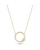 Halskette aus 2-farbig vergoldetem 925er Silber (Silber und 18 Karat Gold)
