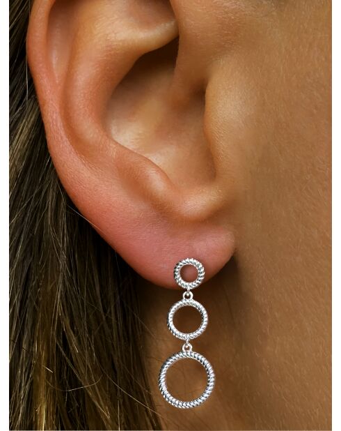 Boucles d'oreilles en argent 925