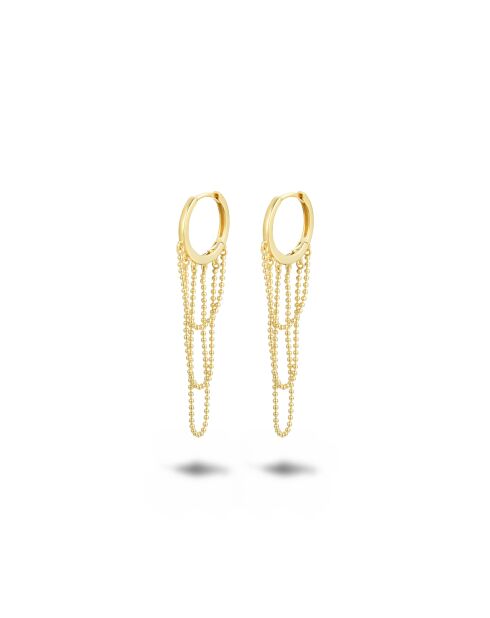 Boucles d'oreilles en argent 925 jaune