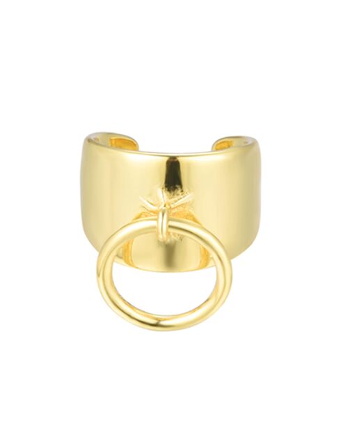Boucles d'oreilles individuelle en argent 925 jaune