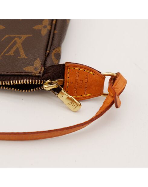 Pochette Accessoire marron - Très bon état général - 22x13x3cm