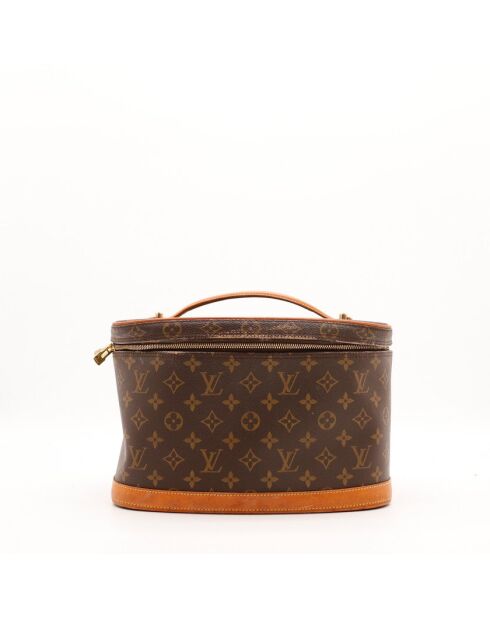 Sac Vanity Nice marron - État correct - 30.5x20.3x17.8cm