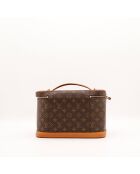 Sac Vanity Nice marron - État correct - 30.5x20.3x17.8cm