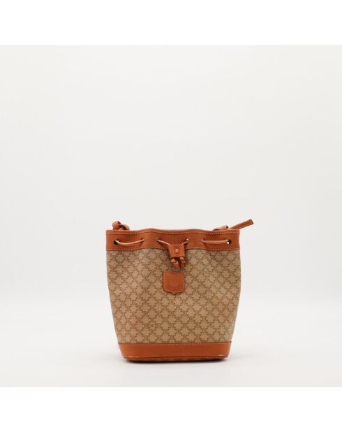 Beige Macadam Mini Bucket Bag - Zeer goede staat - 18x20cm