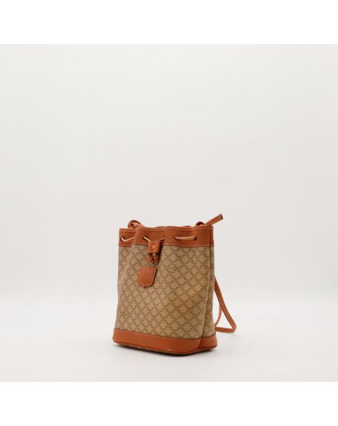 Beige Macadam Mini Bucket Bag - Zeer goede staat - 18x20cm