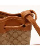 Beige Macadam Mini Bucket Bag - Zeer goede staat - 18x20cm