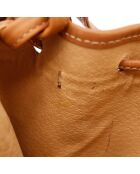 Beige Macadam Mini Bucket Bag - Zeer goede staat - 18x20cm