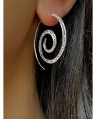 Boucles d'oreilles en argent 925 plaqué rhodium