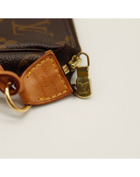 Funda para accesorios marrón - Muy buen estado - 21 x 13 x 3,5 cm