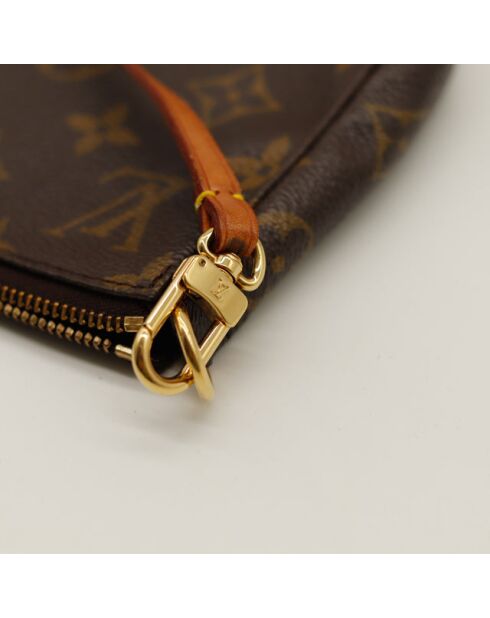 Funda para accesorios marrón - Muy buen estado - 21 x 13 x 3,5 cm