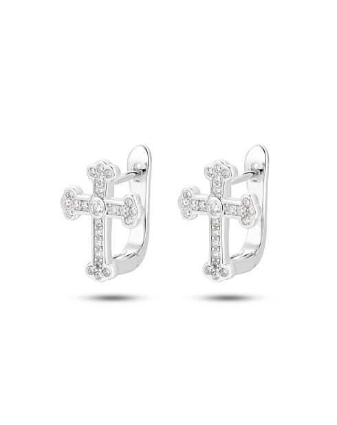 Boucles d'oreilles en argent 925 plaqué argent anti-ternissement