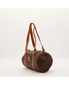 Sac Papillon Macadam marron - Bon état général - 26x14x14cm