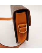 Bruine Macadam Triomphe tas - Zeer goede staat - 22x15x6cm