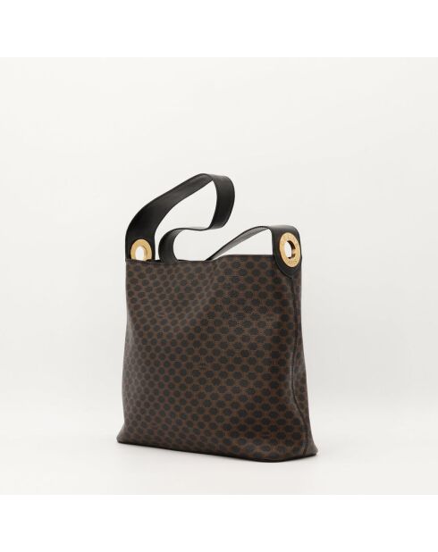Bruine Macadam Hobo tas - Zeer goede staat - 39x33x13cm