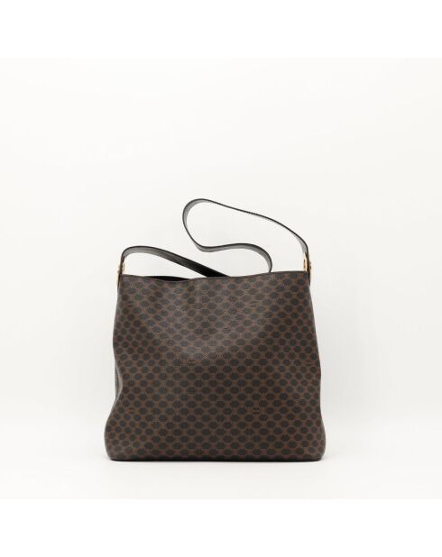 Bruine Macadam Hobo tas - Zeer goede staat - 39x33x13cm