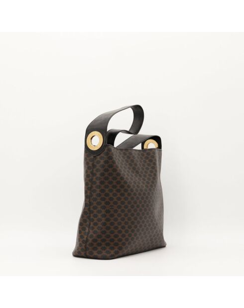 Bruine Macadam Hobo tas - Zeer goede staat - 39x33x13cm