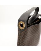Bruine Macadam Hobo tas - Zeer goede staat - 39x33x13cm