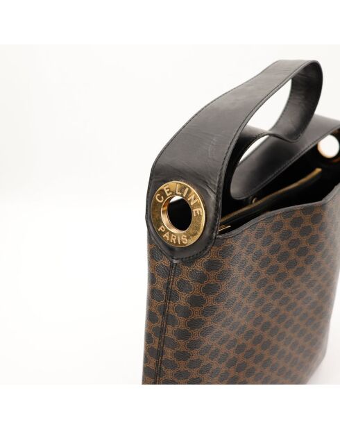 Bruine Macadam Hobo tas - Zeer goede staat - 39x33x13cm