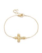 18k geelvergulde 925 zilveren armband