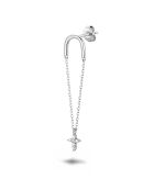 Boucles d'oreilles individuelle en argent 925 blanc