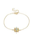 18k geelvergulde 925 zilveren armband