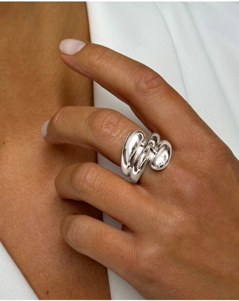 Anillo de plata 925 rodiada