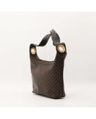 Sac Hobo Macadam marron/noir - Très bon état général - 24x25x9.5cm