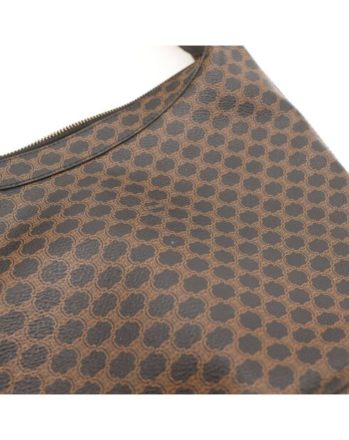 Sac Hobo Macadam marron/noir - Très bon état général - 24x25x9.5cm
