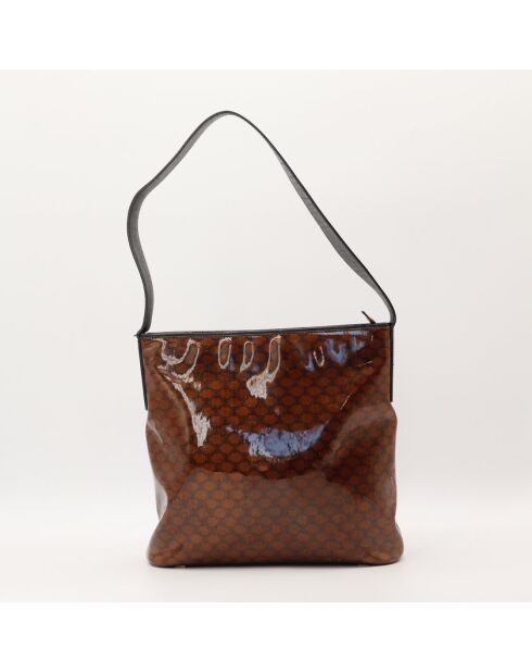Bruine Macadam Hobo tas - Zeer goede staat - 28x27x9cm