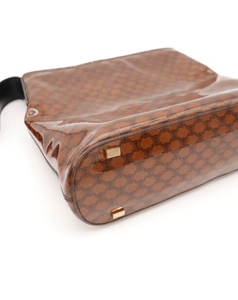 Bruine Macadam Hobo tas - Zeer goede staat - 28x27x9cm